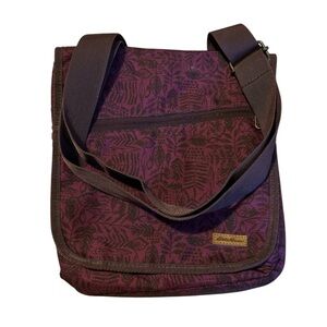 Eddie Bauer Dark Purple Messenger Bag